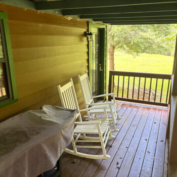 Hemlock Rocking Chair front porch